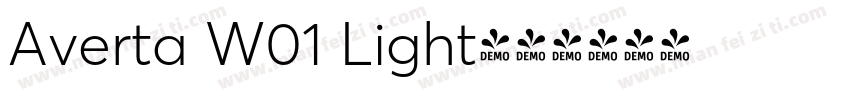Averta W01 Light字体转换